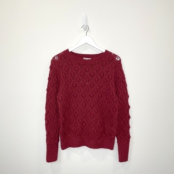 Sweet Romeo Red Popcorn Sweater - Picture 2 of 6